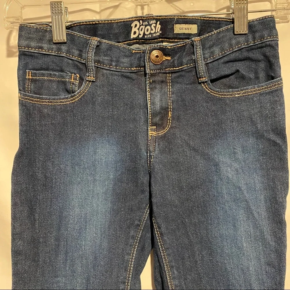 Oshkosh B’Gosh Youth Size 10 Girl Skinny Denim Jean Stretch Fit Style Adjustable